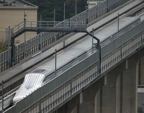 Japonijoje traukinys pasiekė pasaulinį greičio rekordą