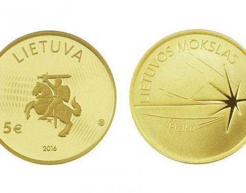 Fizikai skirti 5 auksiniai eurai