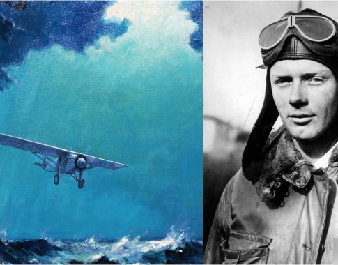 Čarlzo Lindbergo transatlantinis triumfas ir šeimos tragedija