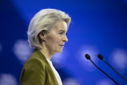 Von der Leyen žada tvirtą atsaką Trumpui dėl Grenlandijos