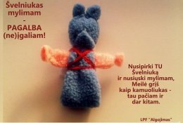 LPF „Algojimas“ kviečia ne tiesiog aukoti, o ir gauti duodant