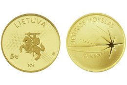 Fizikai skirti 5 auksiniai eurai