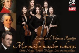 Jūsų dėmesiui - masoniškos muzikos vakaras