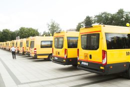 Į mokyklas išriedės nauji geltonieji autobusiukai