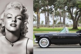 Holivudo ikonos M.Monroe automobilis aukcione parduotas už beveik 500 tūkst. dolerių
