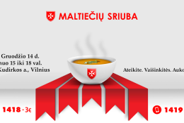 Prieš Kalėdas – labdaros akcija „Maltiečių sriuba“