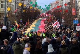 Kovo 11-ąją per sostinę nuvilnijo milžiniška Trispalvė