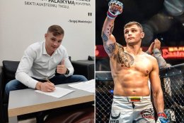 Metų įvykis Lietuvos kovų sporte: S.Maslobojevas pasirašė sutartį su prestižine kikbokso organizacija