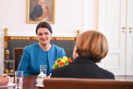 Vokietijos ir Lietuvos pirmosios ponios aptarė socialinės atskirties mažinimo projektus