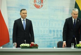 Lenkijos ir Lietuvos lyderiai: NATO išliko aktyvus ir ambicingas aljansas