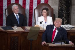 D. Trumpas metiniame pranešime džiaugėsi „didžiuoju Amerikos sugrįžimu“