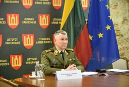 Lietuvos kariuomenės vadas: būtina dėti pastangas užkirsti kelią sveikatos krizei virsti saugumo krize