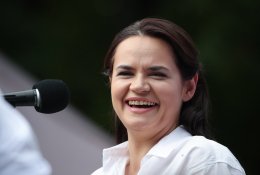 Opozicijos kandidatė į prezidentus S. Cichanouskaja teigia, kad Baltarusija „atsibunda“