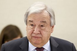 Jungtinių Tautų generalinis sekretorius: COVID-19 yra didžiausia grėsmė pasaulio saugumui