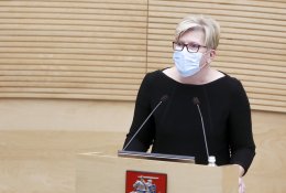 I. Šimonytė: dėl taikomų karantino priemonių būtų galima spręsti sausio antrojoje pusėje