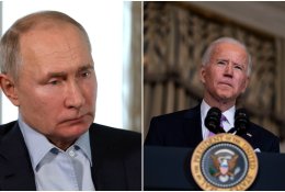 J. Bidenas per pokalbį su V. Putinu pareiškė susirūpinimą dėl A. Navalno apnuodijimo, žmogaus teisių ir agresijos prieš Ukrainą