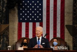 Pirmojoje kalboje Kongrese J. Bidenas patikino: JAV nesiekia konflikto su Kinija ir Rusija