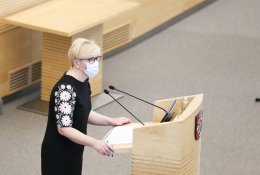 I. Šimonytė: šiais metais skolos augimas bus mažesnis nei praėjusiais, bet vis tiek ženklus
