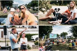„Kino karavano“ ekspedicija po Lietuvą prasidėjo Girkaliuose: filmai ir pokalbiai pievoje po atviru dangumi