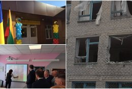 Iš karo griuvėsių prikeltą mokyklą lietuviai pavertė viena moderniausių Ukrainoje