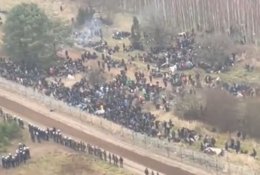 Europos reakcija į migrantų šturmą prie Lenkijos sienos – dar daugiau sankcijų Baltarusijai