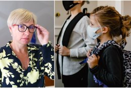 J. Šiugždinienė apie privalomą kaukių dėvėjimą pradinukams: didesnė bėda būtų, jei reikėtų mokytis nuotoliu