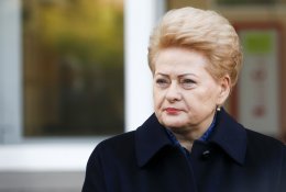 D. Grybauskaitė: sankcijos Rusijos nesustabdys, karo nusikaltėlis gali būti sustabdytas tik mūšio lauke