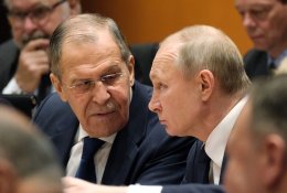 JAV paskelbė sankcijas V. Putinui ir S. Lavrovui