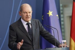 Vokietijos kancleris O. Scholzas: V. Putino puolimas Ukrainoje įstrigo
