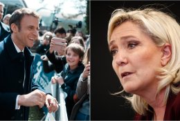 E. Macronas: M. Le Pen nori, kad Prancūzija išeitų iš ES