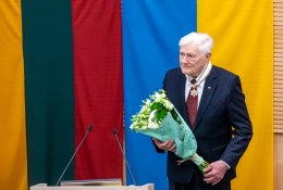 V. Adamkus: didžiuojuosi, kad Lietuva yra viena iš pirmaujančių valstybių, remiant ukrainiečių tautą kovoje už laisvę