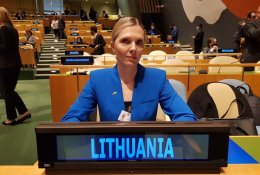 A. Bilotaitė: jei Rusija ir Baltarusija nesilaiko tarptautinės teisės, ar joms vieta Jungtinėse Tautose?