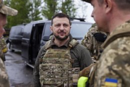 V. Zelenskis: Rusija Donbase sutelkusi „maksimalią kovinę galią“