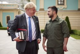 V. Zelenskis: atsistatydinus B. Johnsonui, JK politika Ukrainos atžvilgiu nepakis
