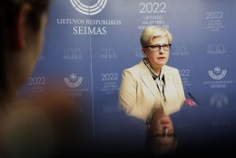 I. Šimonytė: rudens sezonui prognozuojame 230 eur/MWh dujų kainą, pavasarį apie 180 eur/MWh