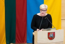 Premjerė atsakė prezidentui: nelabai etiška mokėti tik piršteliu parodyti į kitus