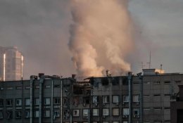 Kyjivas ir vėl sprogdinamas: rusai pasiuntė dronus kamikadzes (VIDEO)