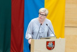 I. Šimonytė: jei kas nors padarys klaidą, kaip su Minsko susitarimais 2014 m., tai netaps karo pabaiga