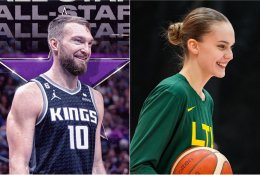 Domantas Sabonis ir Justė Jocytė išrinkti geriausiais 2022 m. krepšininkais
