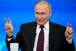 Rusijos „rinkimuose“ šešerių metų kadenciją „laimėjo“ V. Putinas