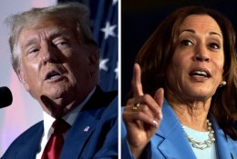 Naujausiose apklausose – nežymi K. Harris persvara prieš D. Trumpą