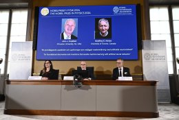 2024 m. Nobelio fizikos premijos laureatais tapo J. Hopfieldas ir G. Hintonas