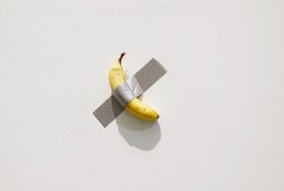 6,2 mln. kainavęs meno kūrinys bananas – suvalgytas