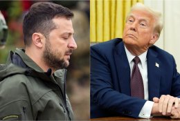 D. Trumpas tvirtina, kad nesitaikstys su V. Zelenskio pozicija dėl karo