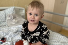 Akies vėžiu susirgusio 1,5 m. Adomo mama: „Aš norėčiau pabusti iš šio baisaus sapno“