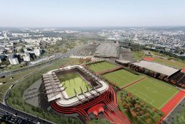 Nacionalinio stadiono statybvietėje netrukus vėl virs darbai