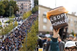 Prie Seimo – daugiatūkstantinė minia: mūsų politikai nusprendė tapti dievais