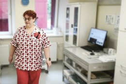 Slaugytoja Oksana: „Pacientai mane išmokė pozityvumo“
