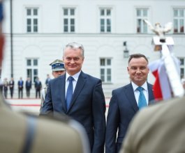 G.Nausėdos susitikimas su Lenkijos prezidentu 3