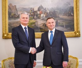 G.Nausėdos susitikimas su Lenkijos prezidentu 4